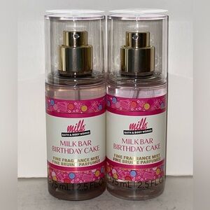 Bath & Body Works 2x Holly Jolly Lollipop Fragrance Mist 2.5oz Travel Size New
